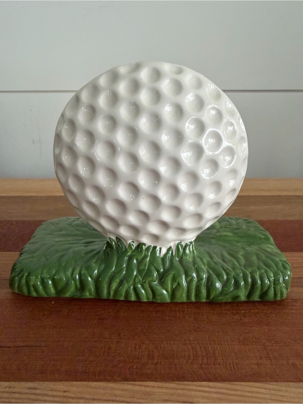 Vintage Ceramic Golf Ball Letter Holder Papel Sri Lanka